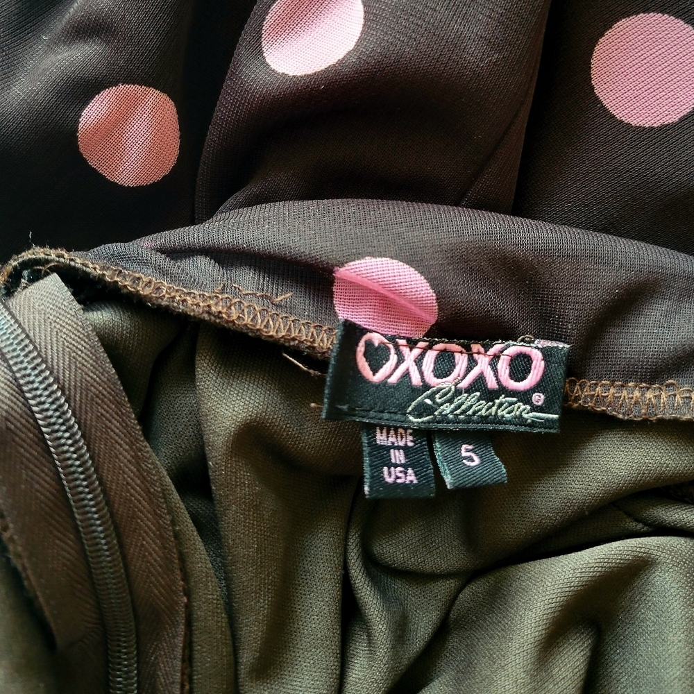XOXO Collection Y2K Halter Dress with Polka Dots - Picture 7 of 7